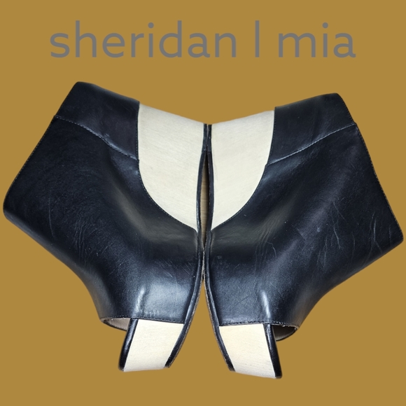 Sheridan Mia Platform Wedge Leather Sandal - Picture 7 of 12